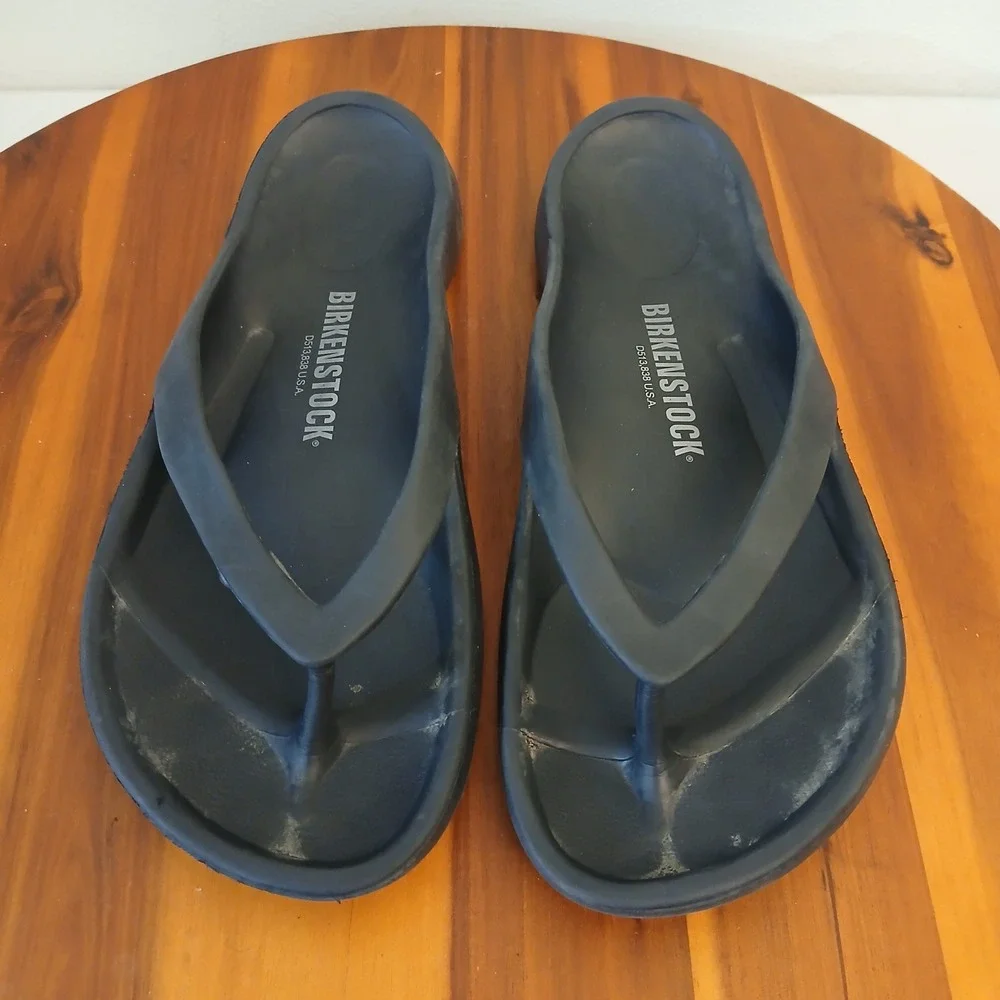 Birkenstock Honolulu EVA Flip Flop Mens 40 Black Lightweight Waterproof Sandal